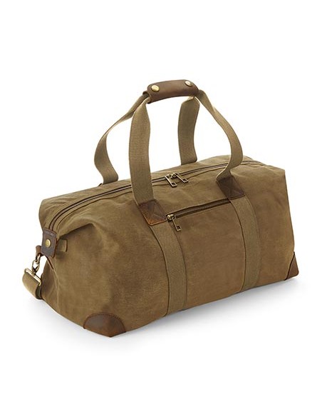 Q-QD650-Heritage Waxed Canvas Holdall