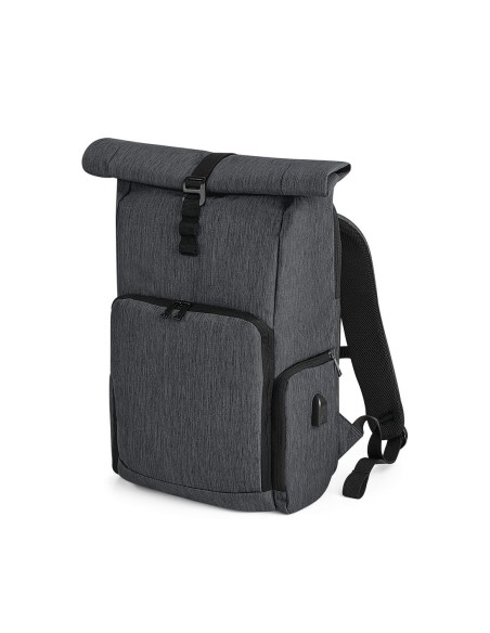 Q-QD995-Q-Tech Charge Roll-Top Backpack