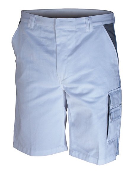 C-CC709S-Contrast Work Shorts
