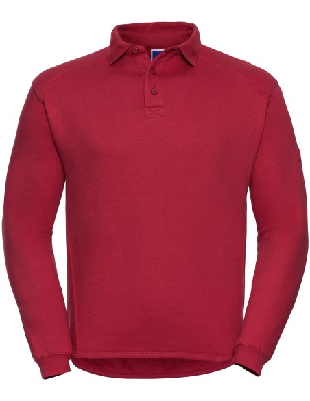 R-R-012M-0-Adults' Heavy Duty Collar Sweatshirt