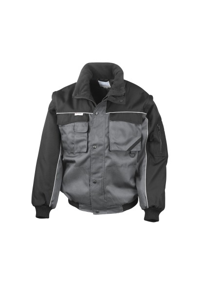 R-R071X-Zip Sleeve Heavy Duty Jacket