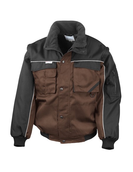 R-R071X-Zip Sleeve Heavy Duty Jacket
