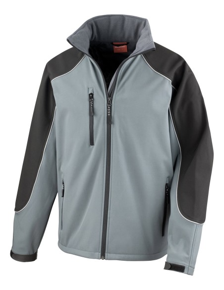 R-R118X-Hooded Soft Shell Jacket