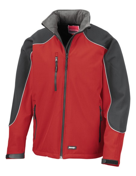 R-R118X-Hooded Soft Shell Jacket