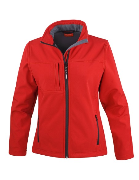 R-R121F-Womens Recycled 3-Layer Classic Softshell Jacket