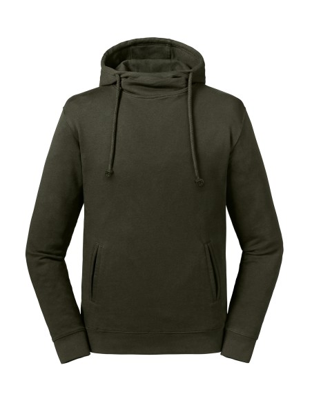 R-R-209M-0-Sweat à capuche col montant Pure Organic