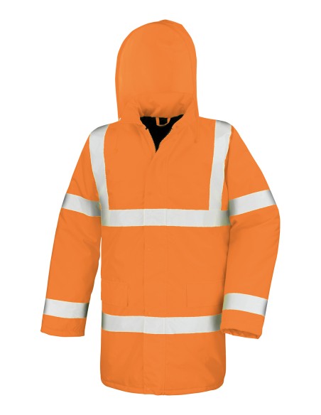 R-R218X-High Vis Motorway Coat