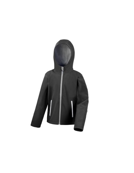 R-R224J-Junior TX Performance Hooded Soft Shell Jacket