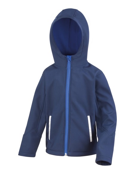 R-R224J-Junior TX Performance Hooded Soft Shell Jacket