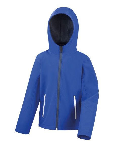 R-R224J-Junior TX Performance Hooded Soft Shell Jacket
