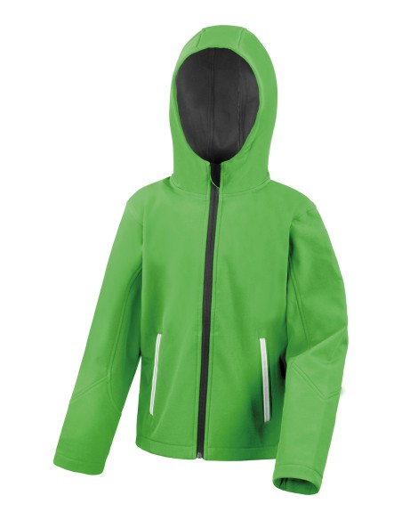 R-R224J-Junior TX Performance Hooded Soft Shell Jacket