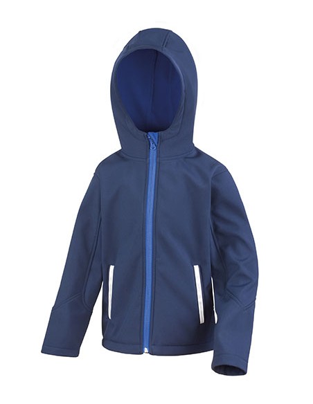 R-R224Y-Youth TX Performance Hooded Soft Shell Jacket