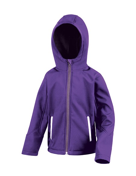 R-R224Y-Youth TX Performance Hooded Soft Shell Jacket