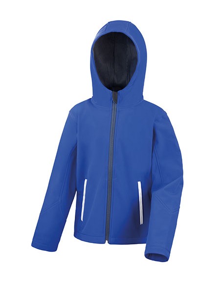 R-R224Y-Youth TX Performance Hooded Soft Shell Jacket