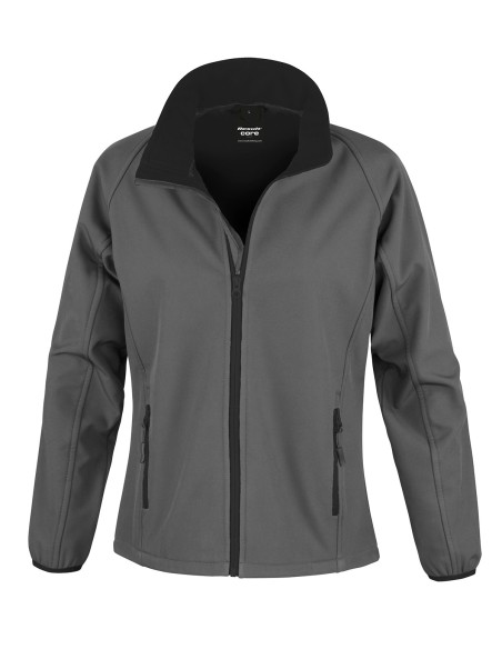 R-R231F-Womens Printable Softshell Jacket with Recycled Fleece Inner