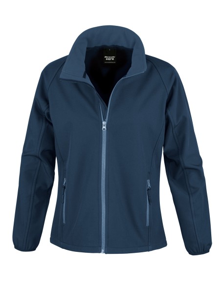R-R231F-Womens Printable Softshell Jacket with Recycled Fleece Inner