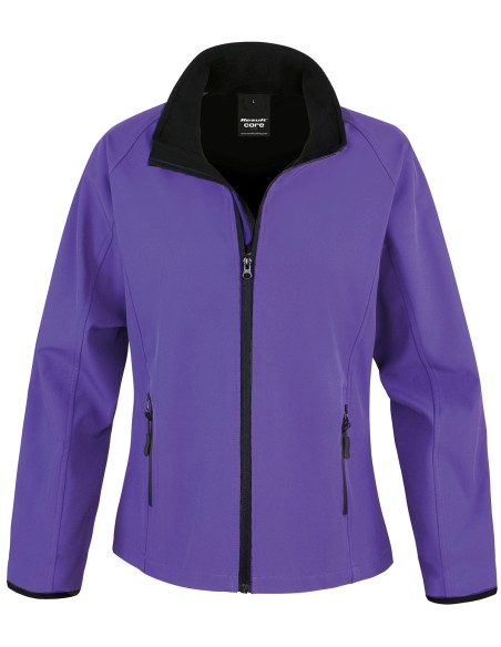 R-R231F-Womens Printable Softshell Jacket with Recycled Fleece Inner