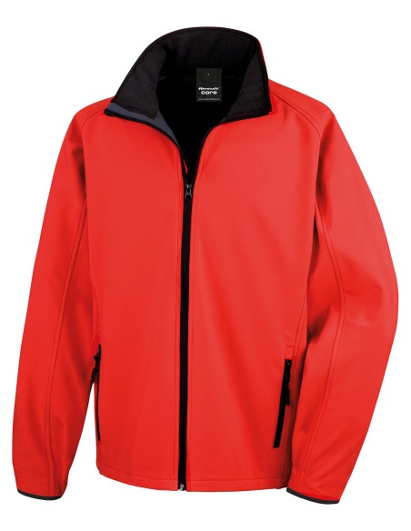 R-R231M-Men's Printable Softshell Jacket with Recycled Fleece Inner