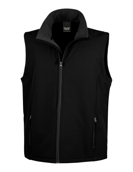R-R232M-Men's Printable Softshell Bodywarmer with Recycled Fleece Inner