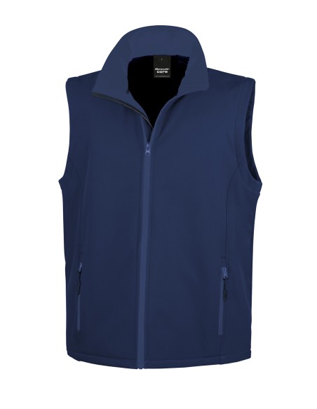 R-R232M-Men's Printable Softshell Bodywarmer with Recycled Fleece Inner