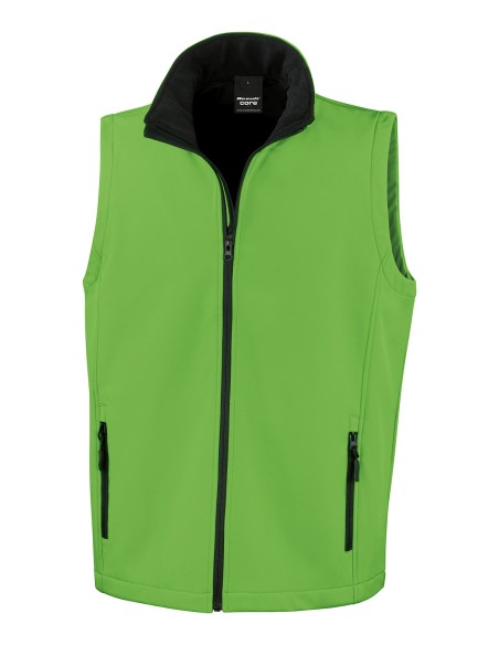 R-R232M-Men's Printable Softshell Bodywarmer with Recycled Fleece Inner