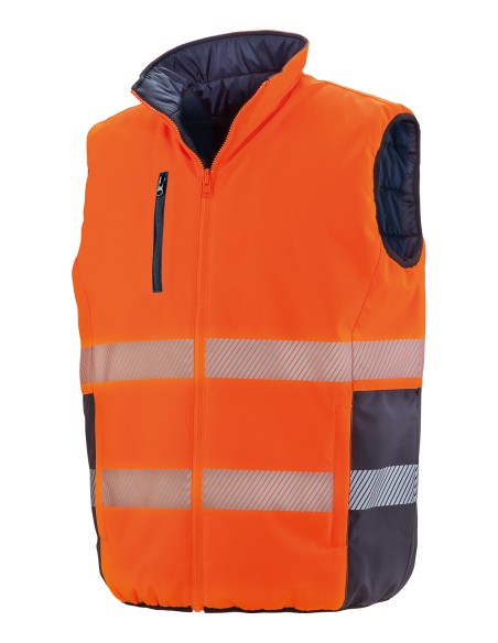 R-R332X-Reversible Soft Padded Safety Gilet