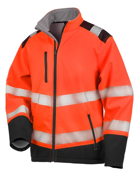 R-R476X-Printable Ripstop Safety Softshell Jacket