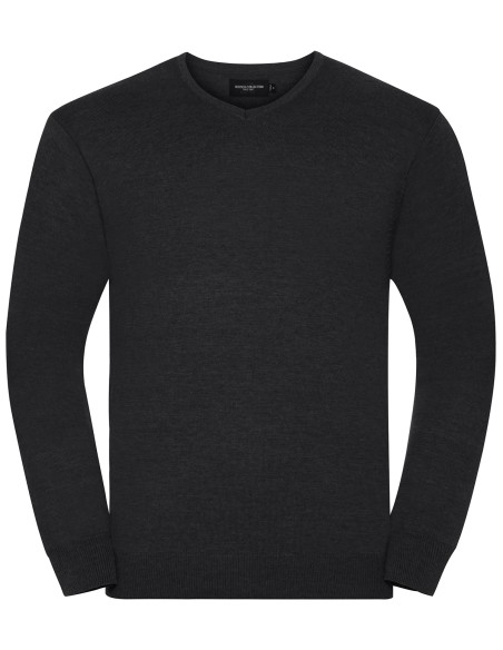 R-R-710M-0-Mens V-Neck Knitted Pullover