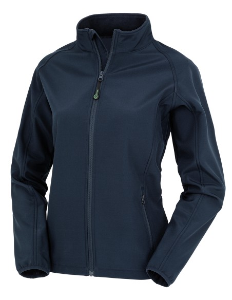 R-R901F-Womens Recycled 2-Layer Printable Softshell Jacket