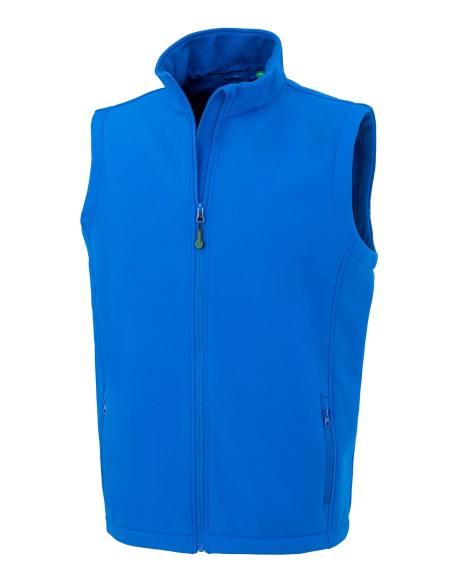 R-R902M-Mens Recycled 2-Layer Printable Softshell Bodywarmer