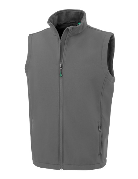 R-R902M-Mens Recycled 2-Layer Printable Softshell Bodywarmer