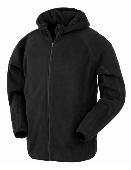 R-R906X-Recycled Hooded Microfleece Jacket