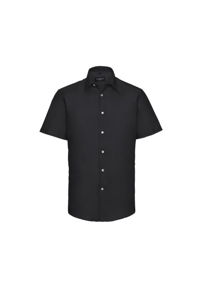 R-R-923M-0-Mens Short Sleeve Easy Care Tailored Oxford Shirt