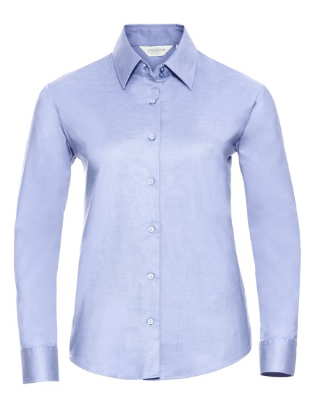 R-R-932F-0-Ladies L/S Easy Care Oxford Shirt