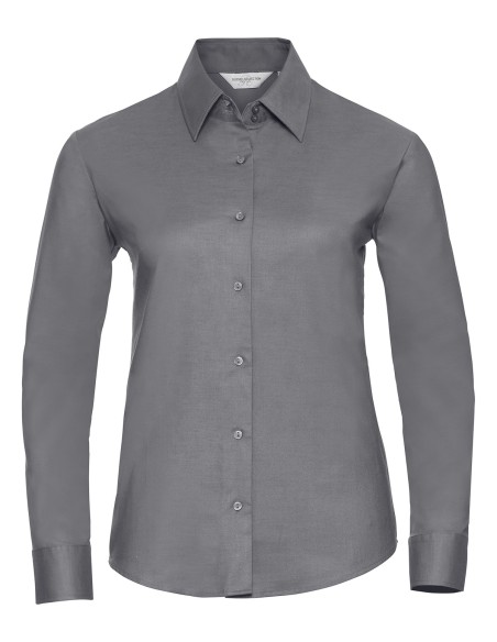 R-R-932F-0-Ladies L/S Easy Care Oxford Shirt