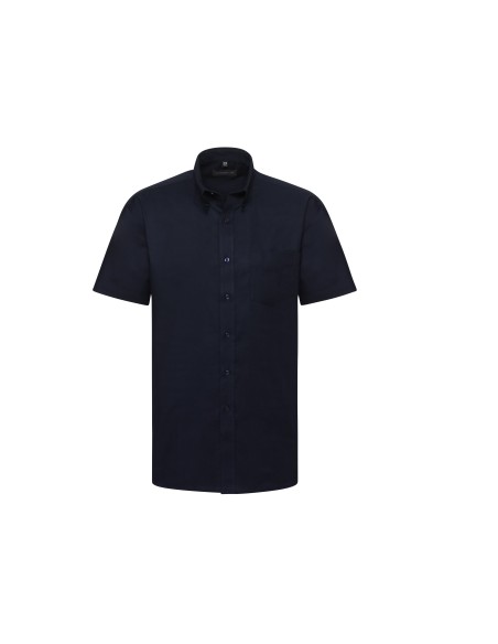 R-R-933M-0--Mens Short Sleeve Easy Care Oxford Shirt