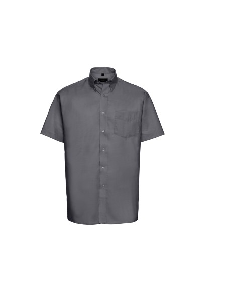 R-R-933M-0--Mens Short Sleeve Easy Care Oxford Shirt