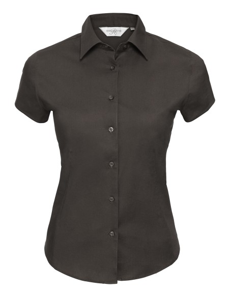 R-R-947F-0-Chemise ajustée manches courtes facile d’entretien pour femme