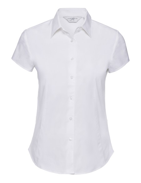 R-R-947F-0-Chemise ajustée manches courtes facile d’entretien pour femme