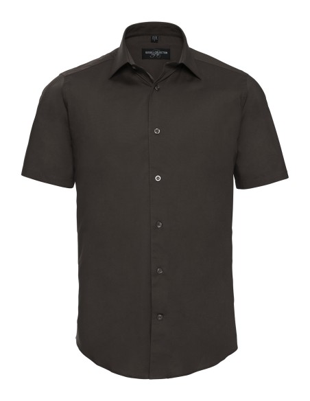 R-R-947M-0-Mens Short Sleeve Easy Care Fitted Shirt