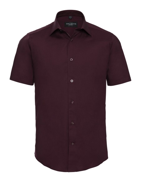 R-R-947M-0-Mens Short Sleeve Easy Care Fitted Shirt