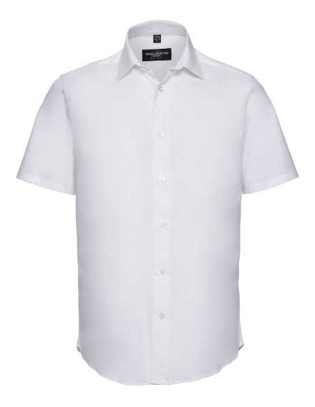 R-R-947M-0-Mens Short Sleeve Easy Care Fitted Shirt