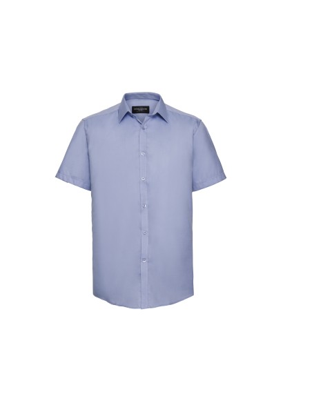 R-R-963M-0-Mens Short Sleeve Herringbone Shirt