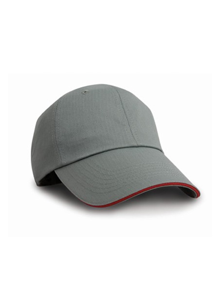 R-RC038X-Herringbone Cap With Sandwich Peak