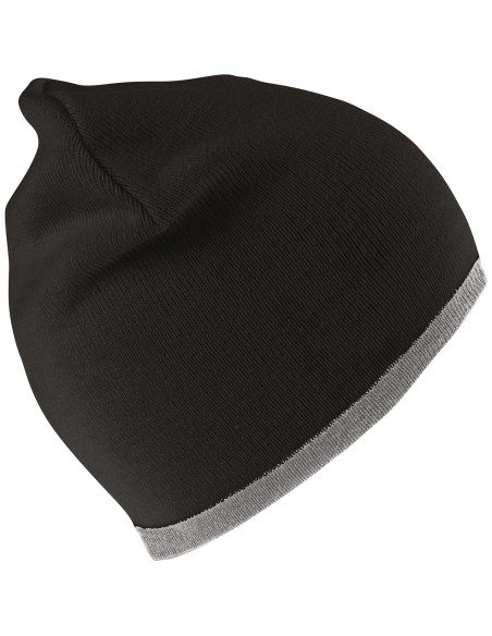 R-RC046X-Soft Feel Cuffless Reversible Beanie