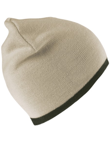 R-RC046X-Soft Feel Cuffless Reversible Beanie