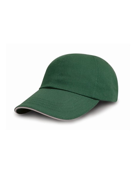 R-RC050X-Brushed Cotton Decorators Cap With Sandwich Peak