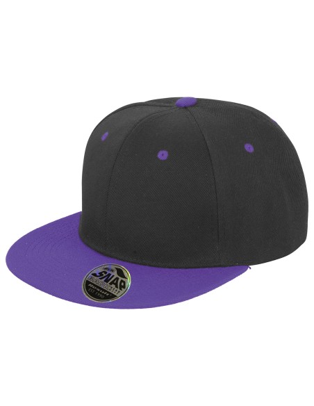 R-RC082X-Bronx Original Flat Peak Snapback Dual Colour Cap