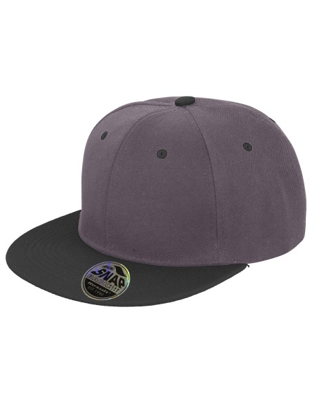 R-RC082X-Bronx Original Flat Peak Snapback Dual Colour Cap