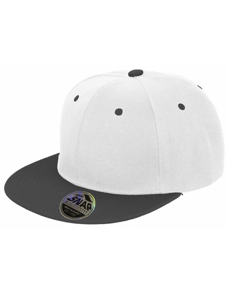 R-RC082X-Bronx Original Flat Peak Snapback Dual Colour Cap